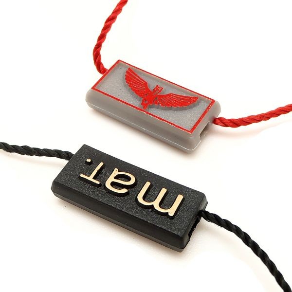 廠家批發新款通用服裝吊粒吊繩 衣服箱包商標吊?？擅赓Mlogo設計