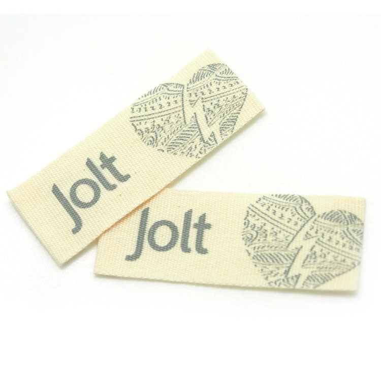 廠家定做服裝織嘜領標新款壓紋織標服裝輔料批發定制